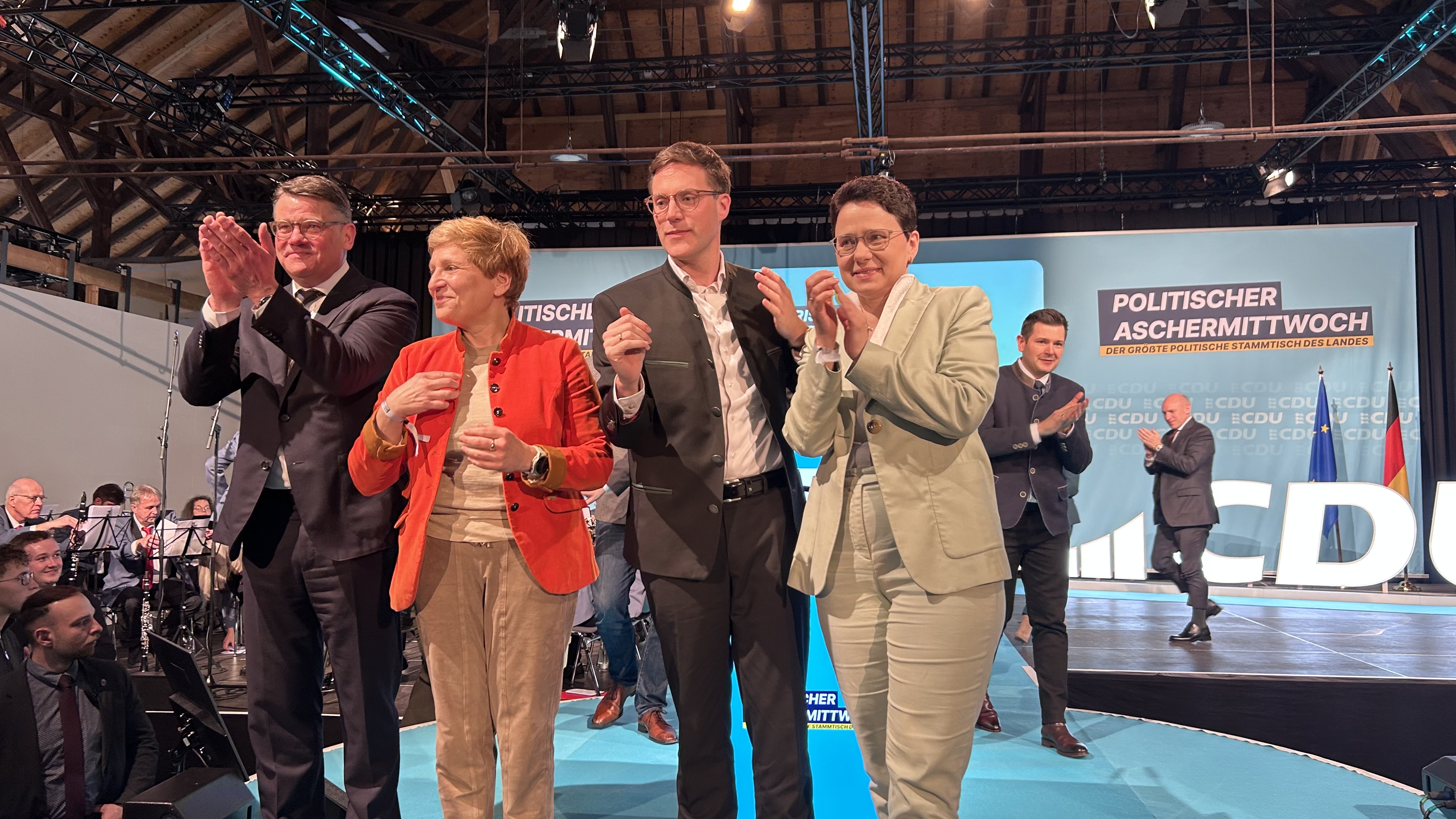 Politischer Aschermittwoch der CDU Baden-Württemberg in der Alten Kelter in Fellbach
