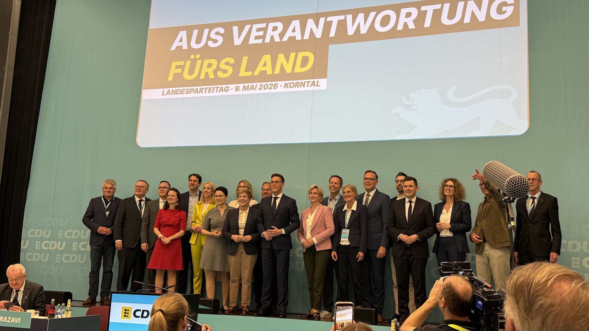 83. Landesparteitag der CDU Baden-Württemberg am 9. Mai 2026 in Korntal-Münchingen.